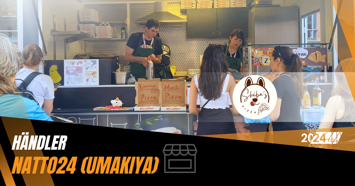 authentic japanese pizza at this years cosday presented by natto24 umakiya shibas pizza