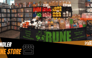 Händlerstand des Rune stores.
