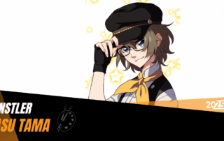 Kasu Tama als gezeichnet Figur.