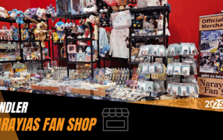 Narayias Fan Shop Stand.