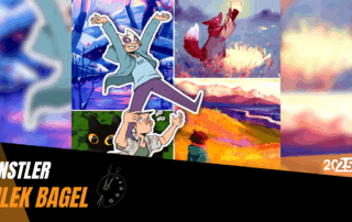 eine Collage von den Bildern von Yulek bagel.