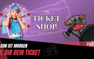Ticketwerbung zum CosDay2 2025.