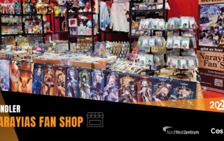 Händlerstand von Narayias Fan Shop