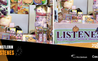Stand von der Künstlerin Listenes.
