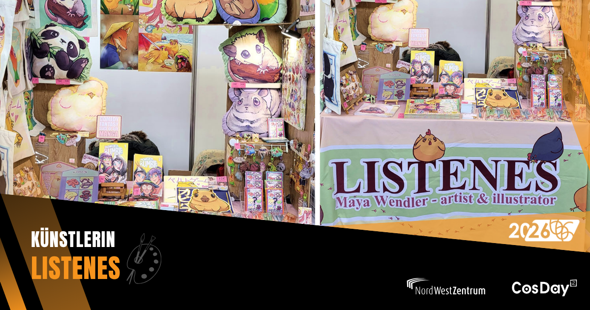 Stand von der Künstlerin Listenes.